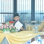 Wawali Mas Adi saat membuka Forum Komunikasi Pemangku Kepentingan Utama Kota Pasuruan di Rumah Makan Nikmat Rasa 2, Senin (12/09/2022).