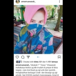 Bupati Anna melalui akun instagramnya telah memposting hasil tenun karya warga Sarangan, Kecamatan Kanor, Kabupaten Bojonegoro ini.