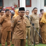 Wakil Wali Kota Kediri saat memberi sambutan. Foto: Ist