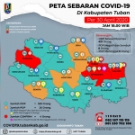 Update peta sebaran Covid-19 di Kabupaten Tuban per 30 April 2020.