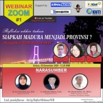 Webinar dengan tema "Siapkah Madura Menjadi Provinsi?" dengan pemateri sejumlah tokoh Madura. foto: istimewa