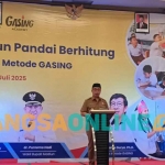 Bupati Madiun saat memberi sambutan. Foto: HENDRO SUHARTONO/BANGSAONLINE