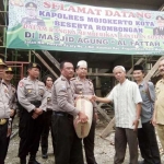 Masjid Agung Al Fattah Kota Mojokerto dalam rehab.