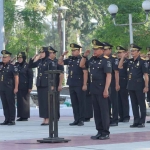 Kepala Kanwil Kemenkumham Jatim saat pimpin upacara ziarah rombongan dalam rangka memperingati Hari Pengayoman ke-79.