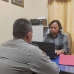 Aipda S saat diperiksa Propam Polres Sampang