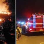 Kebakaran gedung SDN Waung, Kecamatan Krembung, Sidoarjo, diduga akibat korsleting listrik.
