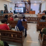 Suasana sidang di Pengadilan Negeri Jombang.