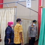 Kapolresta Sidoarjo Kombes Pol. Sumardji melakukan pengecekan langsung ke beberapa Posko Relawan Pencegahan Covid-19 tingkat desa, Sabtu (11/4/2020).