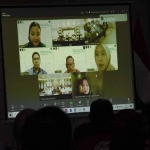 Wali Kota Kediri (kanan bawah) saat memaparkan Gerakan Efektif Mitra Pentahelix Inklusif dan Terpadu Untuk Aksi Sehat (Gempita) Kota Kediri Menuju Swasti Saba Wistara tahun 2025. Foto: Ist 
