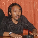 Ermiko Effendi, Koordinator Lapangan "Satu Aksi Selamatkan Laut Indonesia" Ermiko Effendi . Foto: HERMAN/BANGSAONLINE