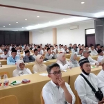 Para saksi saat mengikuti pelatihan yang digelar DPC Gerindra Kabupaten Pasuruan.