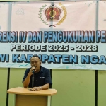 Ketua PWI Ngawi periode 2025-2028, M. Zainal Abidin.
