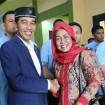 Siti Muafiyah saat bertemu Presiden RI Joko Widodo, beberapa waktu silam. foto: ist.