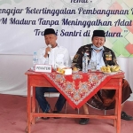 Syafiuddin saat mengisi seminar dan diskusi panel PAC GP Ansor, Kecamatan Klampis Bangkalan, Ahad, (18/10/2020).