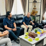 Rombongan dari PWI saat bertemu dengan Kajari Ngawi.