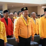 Wali Kota Kediri Vinanda Prameswati saat menghadiri Musyawarah Daerah (Musda) XI DPD Partai Golongan Karya (Golkar) Kota Kediri. Foto: Ist.