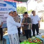 Peluncuran dapur MBG di Kecamatan Burneh, Bangkalan.
