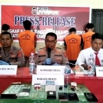 Lima Pelajar dan Mahasiswa Berhasil Ditangkap Polisi Akibat Edarkan Narkoba. Foto: Ist