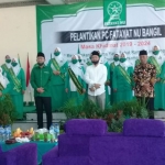 Para pengurus PC Fatayat NU Bangil usai dilantik.