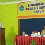 Plh Bupati Pamekasan Mohammad Alwi, membuka bimbingan teknis (bimtek) kajian kebutuhan pasca bencana (jitupasna) 2018.