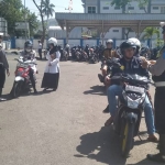 Petugas gabungan saat melakukan giat Operasi Patuh Semeru 2019.