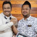 Ketua DPC PKB Gresik Moh. Qosim dan Ketua DPRD Fandi Akhmad Yani. foto: ist.