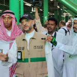 General Manager Hady & Adahi Program, Seraj Mohammed Alfelali (tengah) saat memberikan keterangan pers