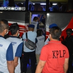 Puluhan WBP Berisiko Tinggi saat  diberangkatkan ke Nusa Kambangan.