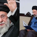 Mojtaba Khamenei, putra kedua mendiang Pemimpin Tertinggi Iran Ayatollah Ali Khamenei, mengunjungi kantor Hizbullah di Teheran, Iran, 1 Oktober 2024. Kantor Pemimpin Tertinggi Iran. Foto: REUTERS