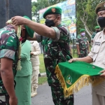 Komando Distrik Militer (Kodim) 0826 Pamekasan menggelar acara tradisi satuan, lepas sambut Komandan Kodim 0826 Pamekasan, di Makodim 0826 Pamekasan, Minggu (6/3/2022).