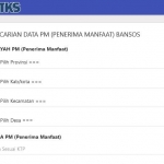 Tangkapan layar laman cekbansos.kemensos.go.id untuk tahu daftar penerima BLT Bansos PKH September 2023