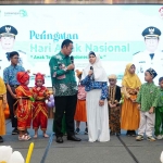 Bupati Lamongan saat menghadiri puncak peringatan HAN 2024.