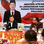 Menteri ATR/BPN saat melakukan pembinaan di Bali.