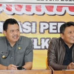 Wakil Bupati Mojokerto, Pungkasiadi (kiri) dalam satu kegiatan.