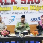 Kapolres AKBP Feby Hutagalung saat talk show refleksi peringatan 1 Muharam 2018.