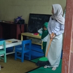 Salah satu ruang kelas yang digunakan TK 2 PGRI Suboh. Foto: Ist. 