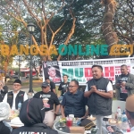 Deklarasi dukungan Paslon MUDAH di Taman Dayu. Foto: Ahmad Fuad/BANGSAONLINE