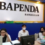 Suasana Kantor Bapenda Bangkalan.