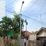 Salah satu lampu PJU di Kabupaten Pasuruan yang padam.