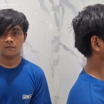 Rachmad Rayhan Dwi Waluyo (20) pelaku peremasan payudara siswi SD dan SMP yang ditangkap Polres Pelabuhan Tanjung Perak.
