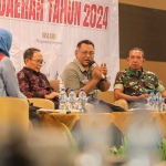 Ketua Bawaslu Kota Kediri, Yudi Agung Nugraha, saat memberi sambutan. Foto: Ist