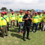 Wali Kota Kediri Abdullah Abu Bakar saat memberikan sambutan. foto: ist.