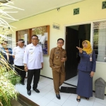 Wali Kota Malang Sutiaji dan Wakilnya Sofyan Edi, didampingi Kadinkes dr. Asih Trirachmi N, Rabu (26/09). foto: ist