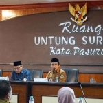 Wali Kota Pasuruan saat memberi sambutan.