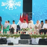 Gubernur Khofifah saat menghadiri Festival Tradisi Islam Nusantara di Banyuwangi.