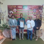 Penandatanganan MoU antara DPC K-SARBUMUSI NU Kota Batu dan LPK CHISHIKI Indonesia tentang pelaksanaan kursus Bahasa Jepang dan program magang ke Jepang