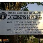 papan nama universitas brawijaya