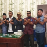 Aliansi LSM saat melakukan audiensi ke Kantor Satpol PP Kabupaten Pamekasan.