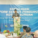 Wali Kota Pasuruan, Saifullah Yusuf, saat membuka sosialisasi pelaksanaan Long Form Sensus Penduduk 2020.