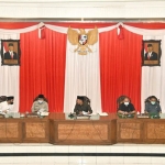 Suasana Rapat Paripurna di DPRD Kota Pasuruan.
